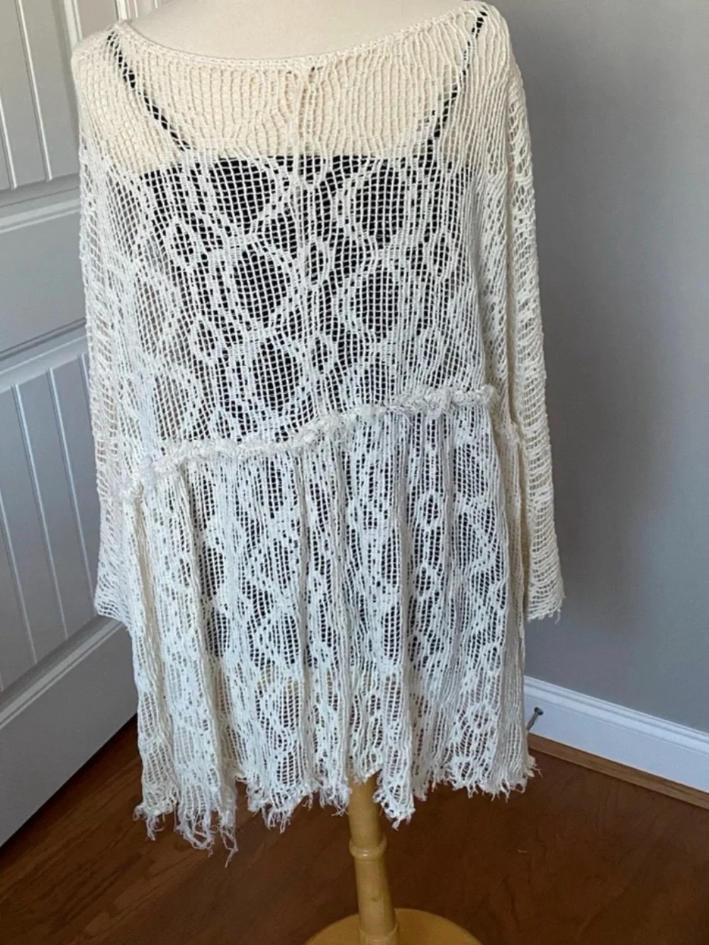 Free People Ripped and Torn Babydoll Tunic
